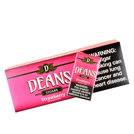 Deans Strawberry Filtered Cigars 10 Packs of 20