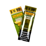 Good Times Cigarillos Green Sweet 3 for 99 Cents Pre Priced 15 Packs of 3