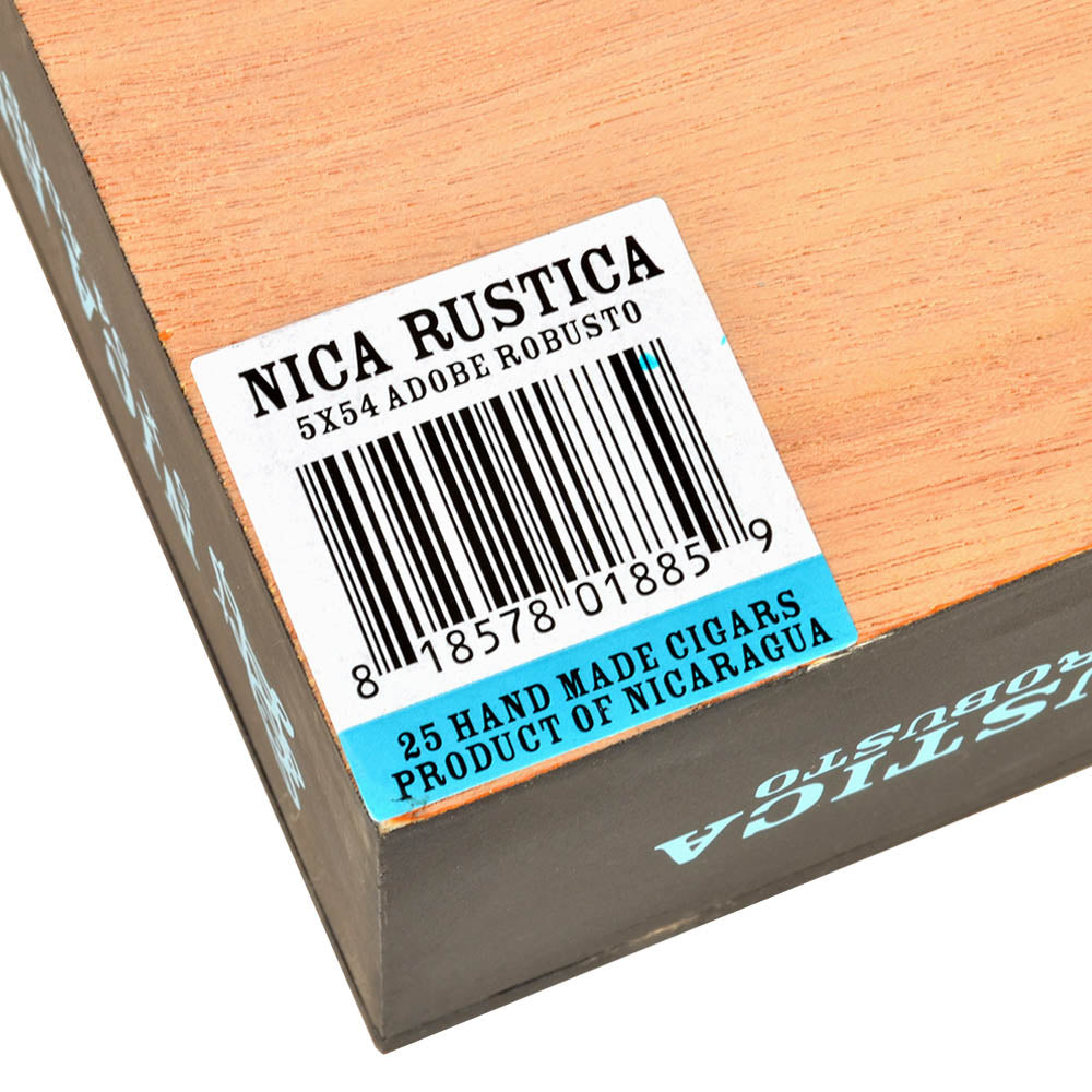 Nica Rustica Adobe Robusto Cigars Box of 25