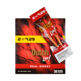 Dutch Leaf 2 For $1.29 Cigarillos 30 Packs of 2 Real Sweet