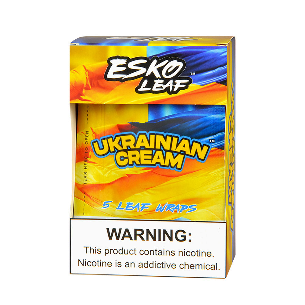 Esko Leaf Wrap Ukrainian Cream, 8 packs of 5