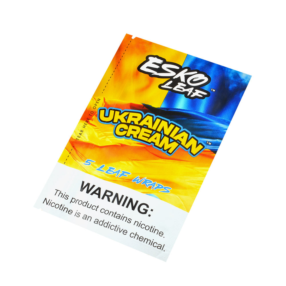 Esko Leaf Wrap Ukrainian Cream, 8 packs of 5