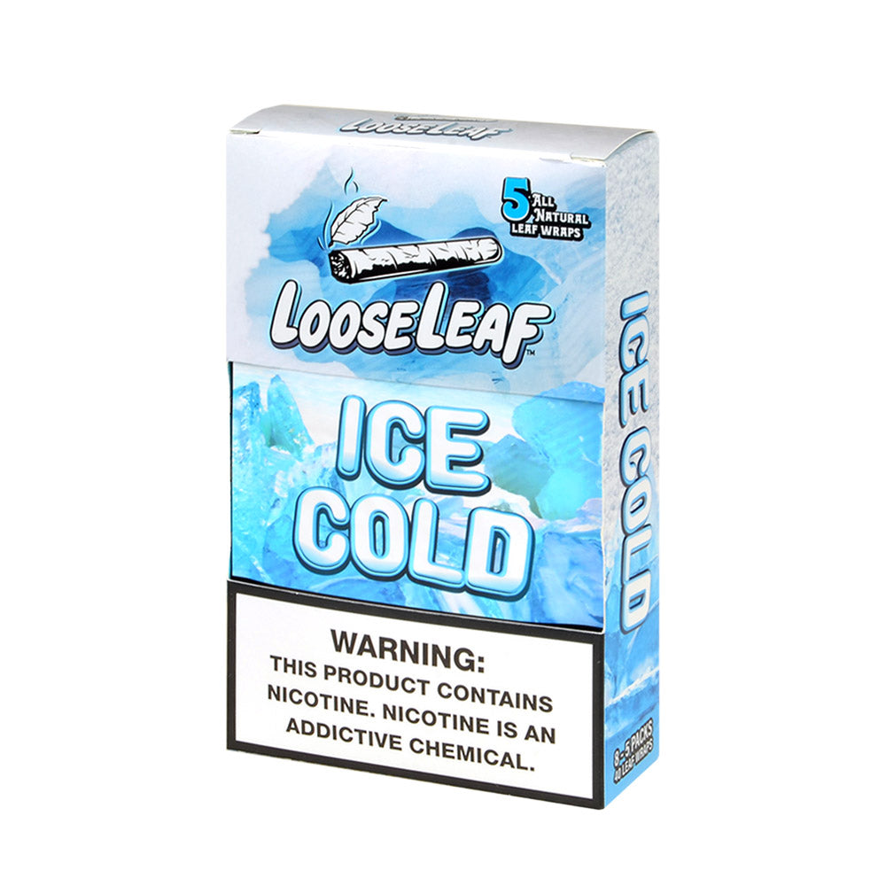 Loose Leaf Ice Cold wraps, 8 packs of 5
