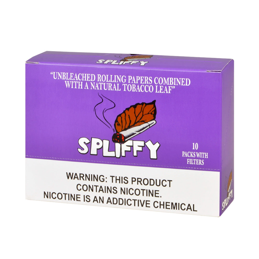 Spliffy Natural Tobacco Papers, 10 pack