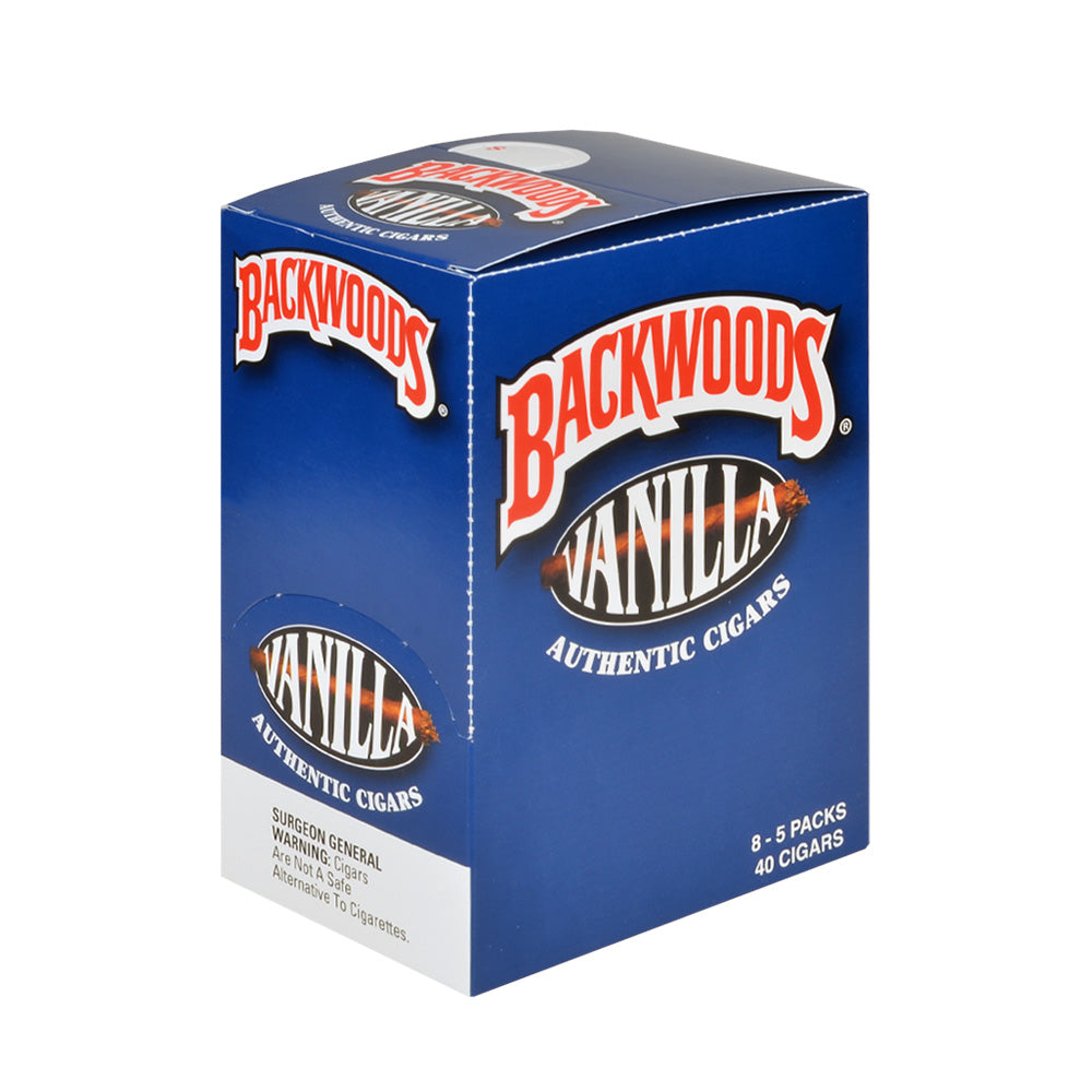 Backwoods Vanilla Cigars 8 Packs of 5