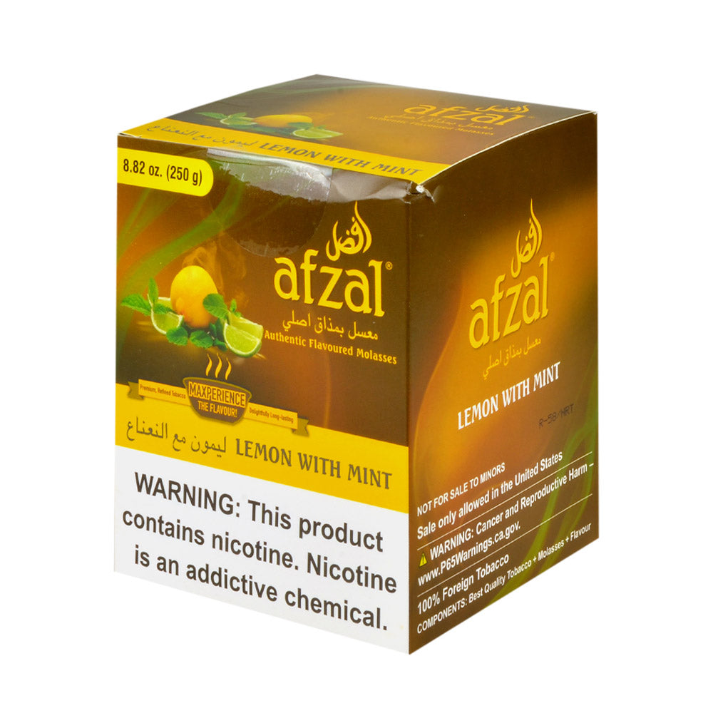 Afzal Lemon with Mint Hookah Shisha 250g 1