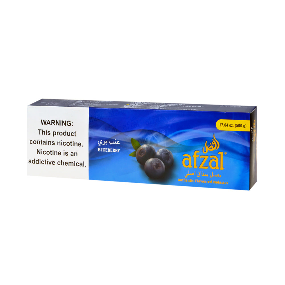 Afzal Hookah Shisha Blueberry 10 Packs of 50g