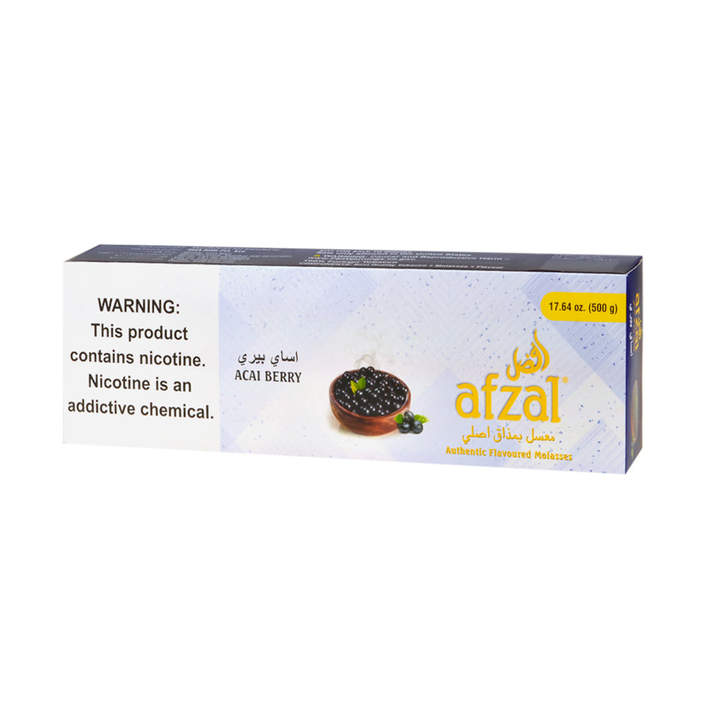 Afzal Hookah Shisha Acai Berry 10 Packs of 50g