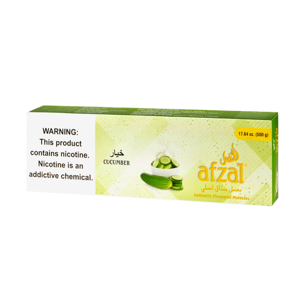 Afzal Hookah Shisha Cucumber 10 Packs of 50g