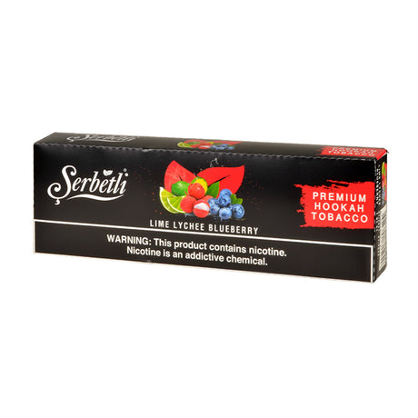 Serbetli Premium Hookah Tobacco 10 packs of 50g Lime Lychee Blueberry 1