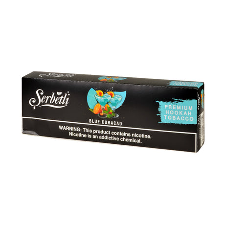 Serbetli Premium Hookah Tobacco 10 packs of 50g Blue Curacao 1