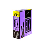 Swisher Sweets BLK Tip Cigarillos 2 for 99¢ Grape 15 pouches of 2 1