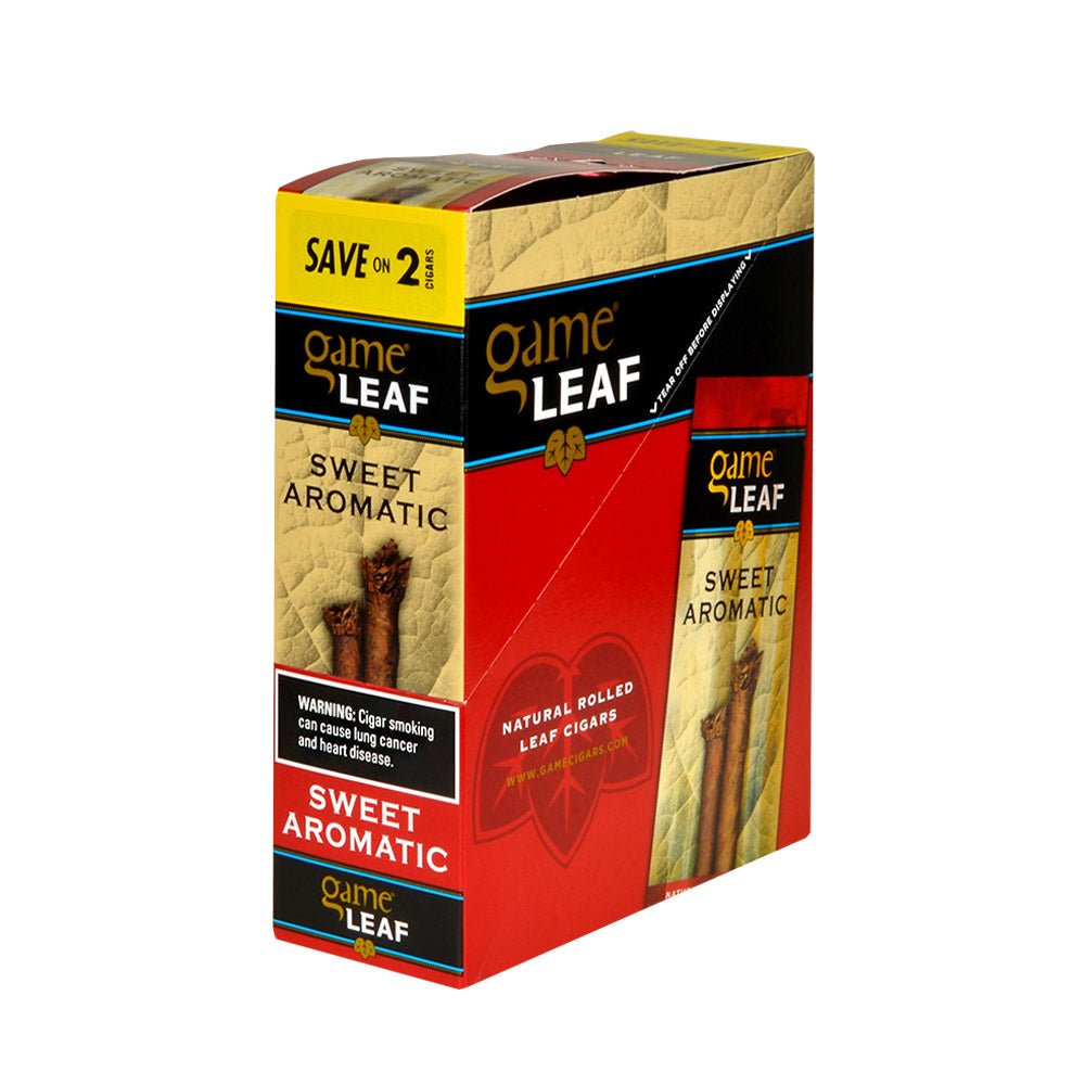 Game Leaf Sweet Aromatic 15 of Cigarillos 2 – Tobacco Pouches Stock