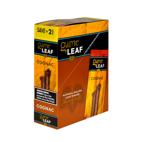 Game Leaf Cognac Cigarillos 15 Pouches of 2 1