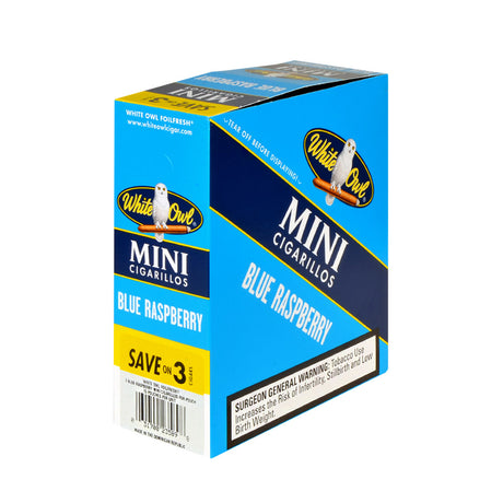 White Owl Cigarillos Mini Save on 3 Blue Raspberry 15 Packs Of 3 2