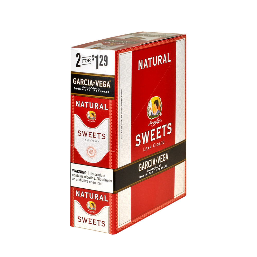 Garcia Y Vega Foil Fresh Cigarillos 1.29 Brown 15 Pouches of 2 1