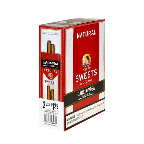 Garcia Y Vega Foil Fresh Cigarillos 1.29 Brown 15 Pouches of 2 2