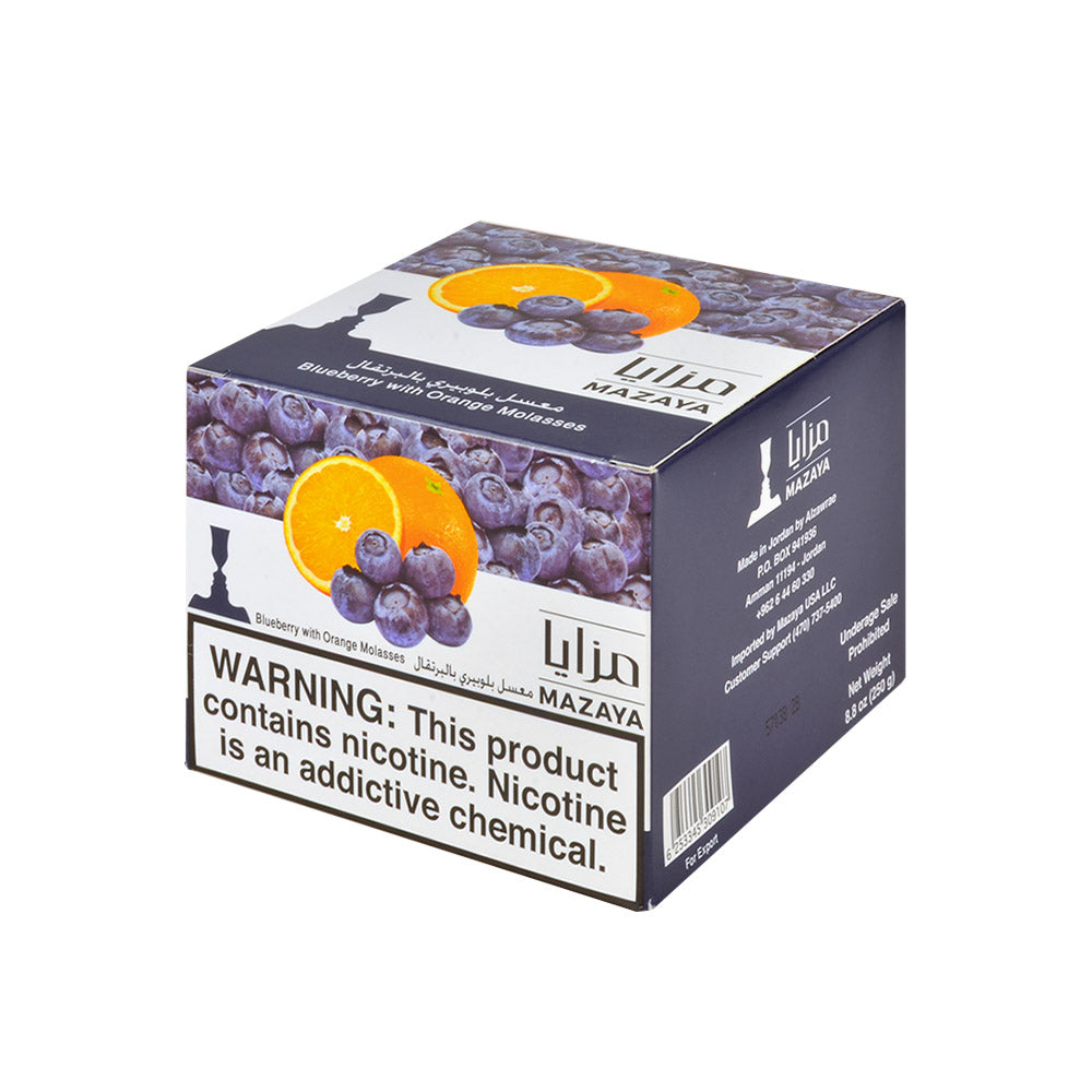 Mazaya Hookah Tobacco 250g Blueberry With Orange