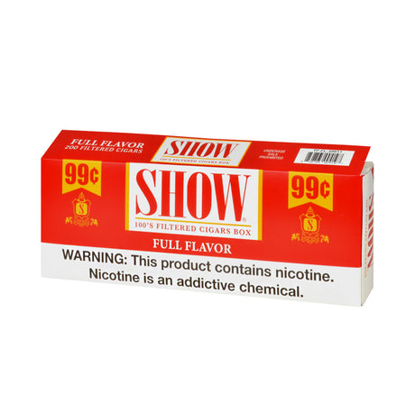 Show Full Flavor 99c Filtered Cigars 10 Packs of 20 2