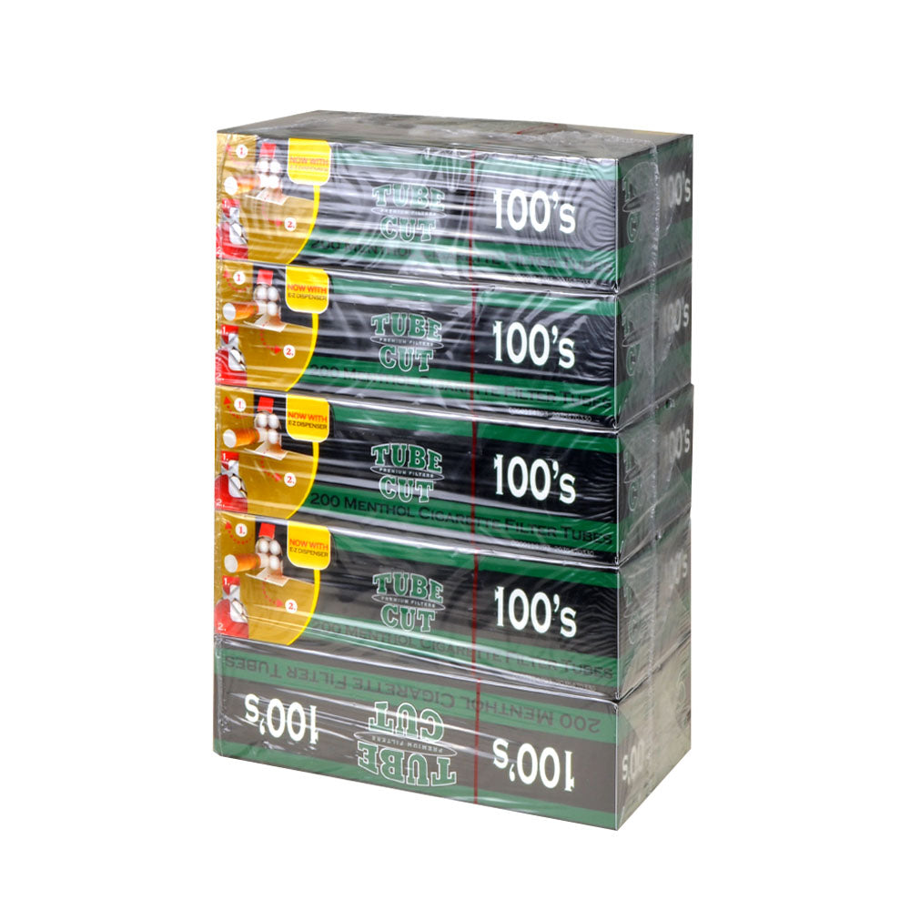Buy Gambler Tube Cut Cigarette Filter Tubes- 5 Cartons of 200