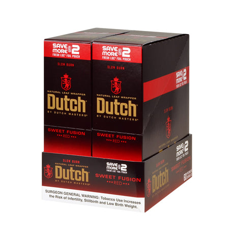 Dutch Masters Foil Fresh Sweet Fusion Cigarillos 30 Packs of 2 1