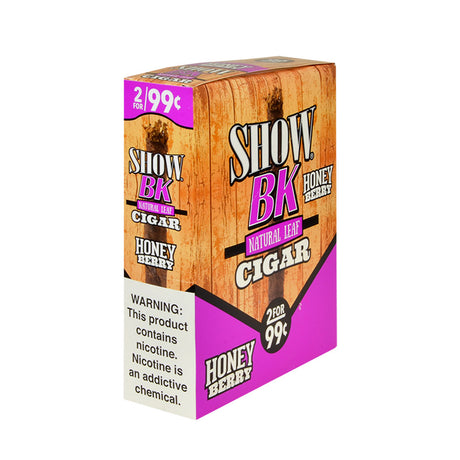 Show BK Cigarillos 2 For 99 Cent Pre Priced 15 Packs of 2 Cigars Honey Berry 1