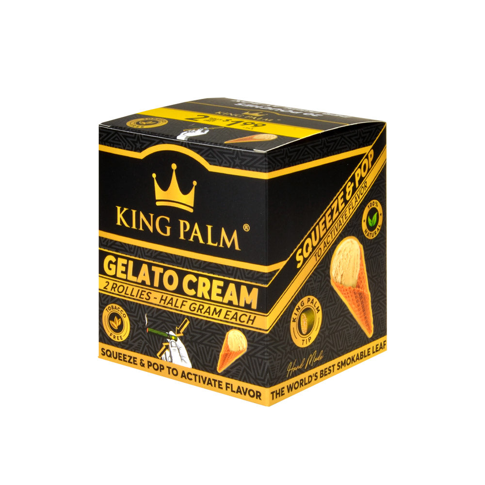 King Palm Rolls Rollies Gelato Cream 20 Packs of 2