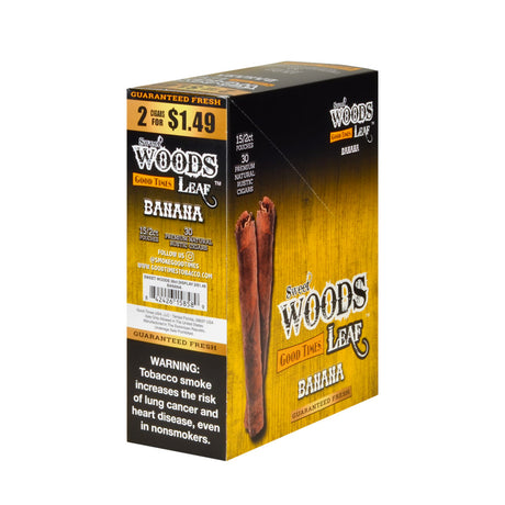 Good Times Sweet Woods 2 For $1.49 Cigarillos 15 Pouches Of 2 Banana 2