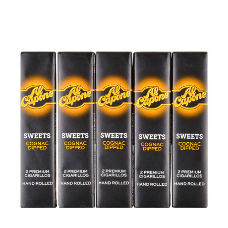 Al Capone Tower Sweet Cognac Cigarillos 60 Packs of 2 2