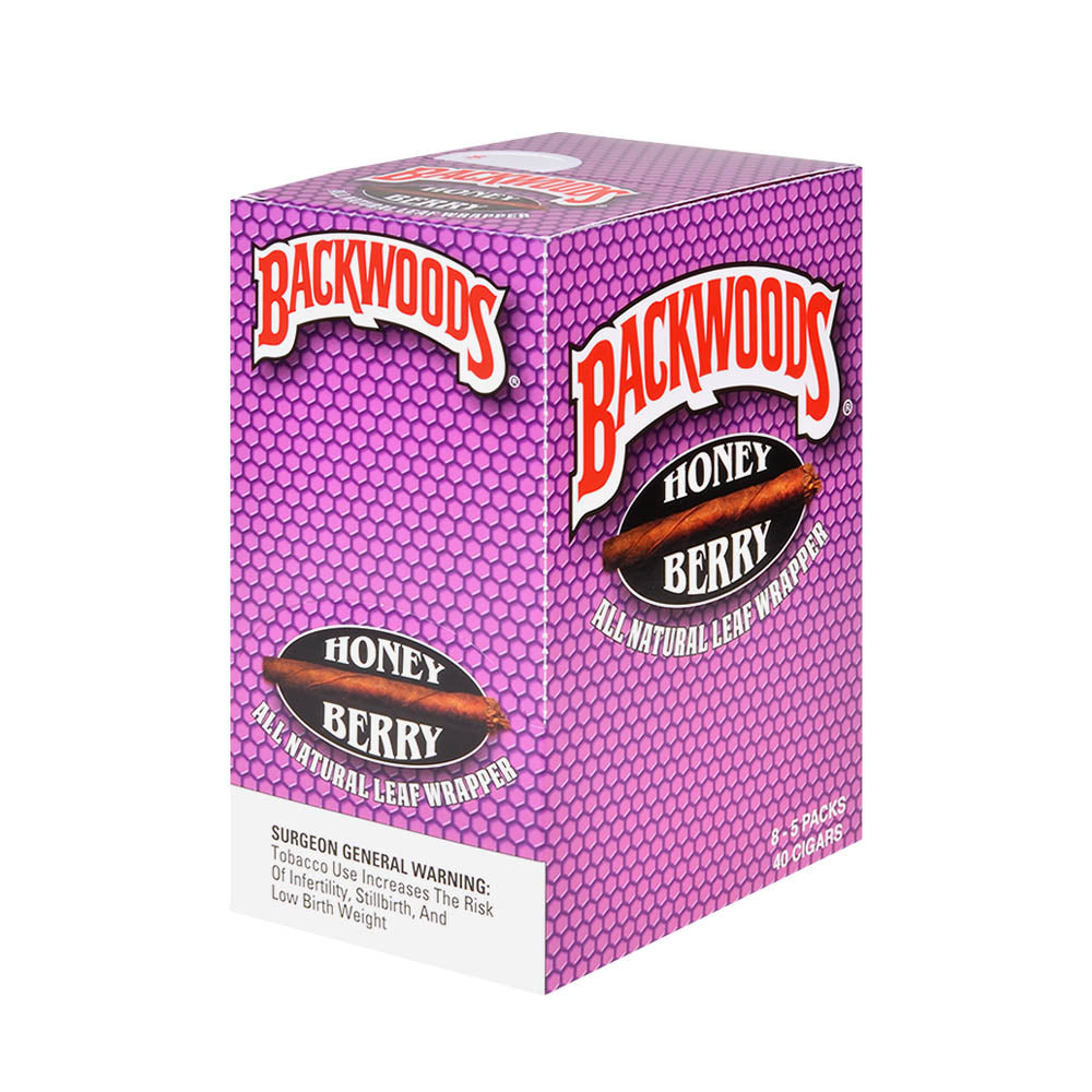 Backwoods Honey Berry Natural Cigars 8 Packs of 5 1