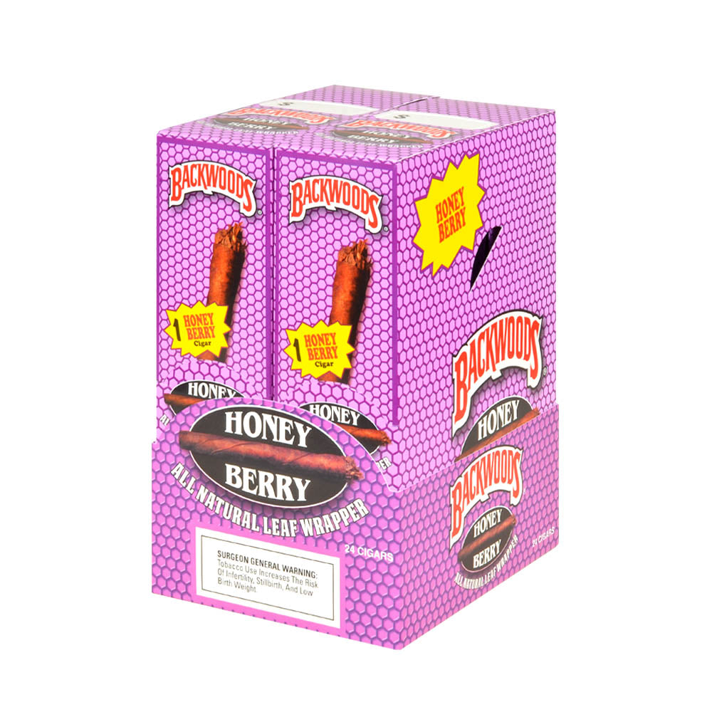 Backwoods Singles Honey Berry Cigars Pack of 24 1