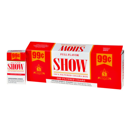 Show Full Flavor 99c Filtered Cigars 10 Packs of 20 1