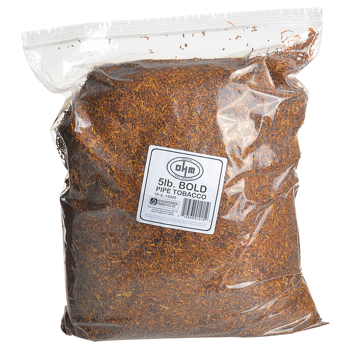 OHM Bold Pipe Tobacco 5 Lb. Bag 1