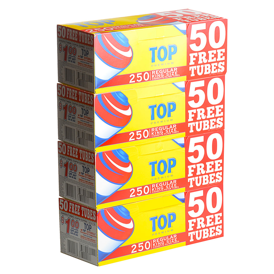Top Cigarette Tubes King Size Menthol Bonus 250 Ct. Box- Buitrago