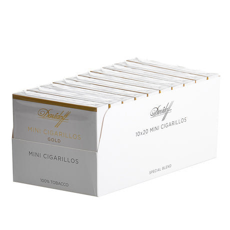 Davidoff Mini Cigarillos Gold 10 Packs of 20 1