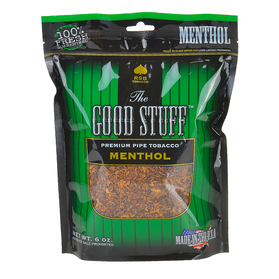 Good Stuff Menthol Pipe Tobacco 16 oz. Bag – Tobacco Stock