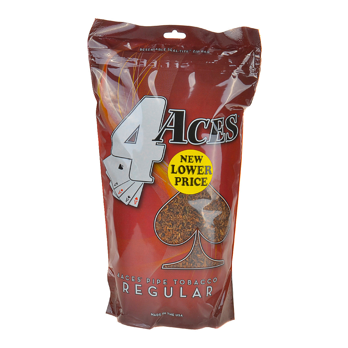 4 Aces Regular Pipe Tobacco 16 oz. Bag 1