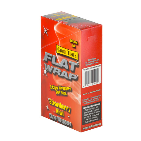 Good Times Strawberry Kiwi Flat Wraps Pre Priced 25 Pouches of 2 2