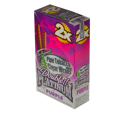 Double Platinum Purple Wraps 25 Pouches of 2 1