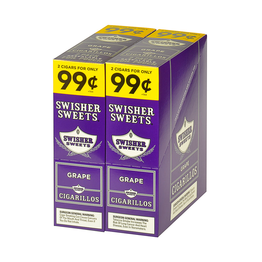 Swisher Sweets Cigars Grape Cigarillos | Pre-Priced 99 cents