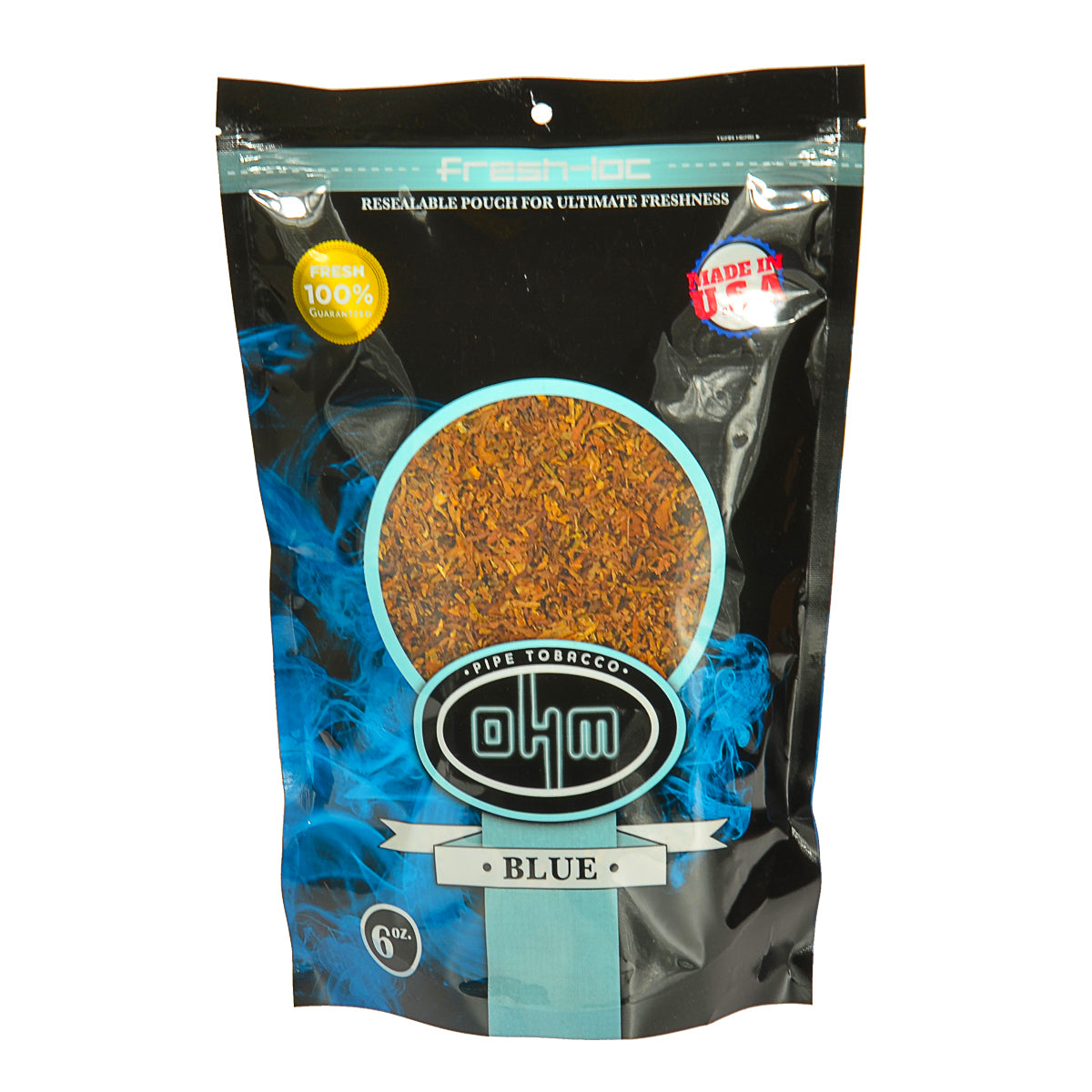 OHM Blue Pipe Tobacco 6 oz. Bag – Tobacco Stock