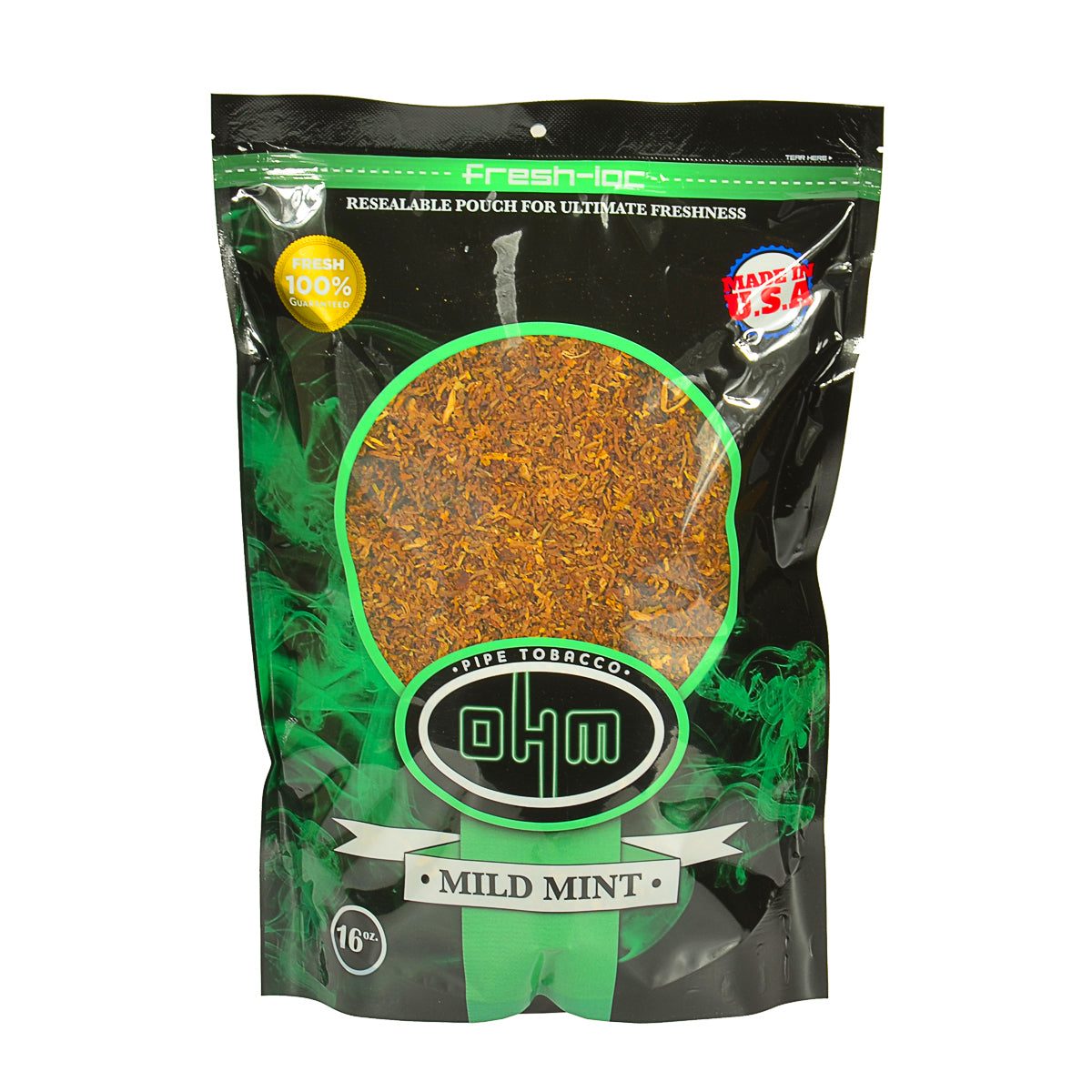 OHM Menthol Gold (Mild Mint) Pipe Tobacco 16 oz. Bag 3