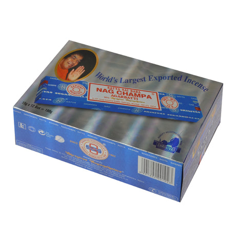 Satya Nag Champa Incense Pack of 12 1