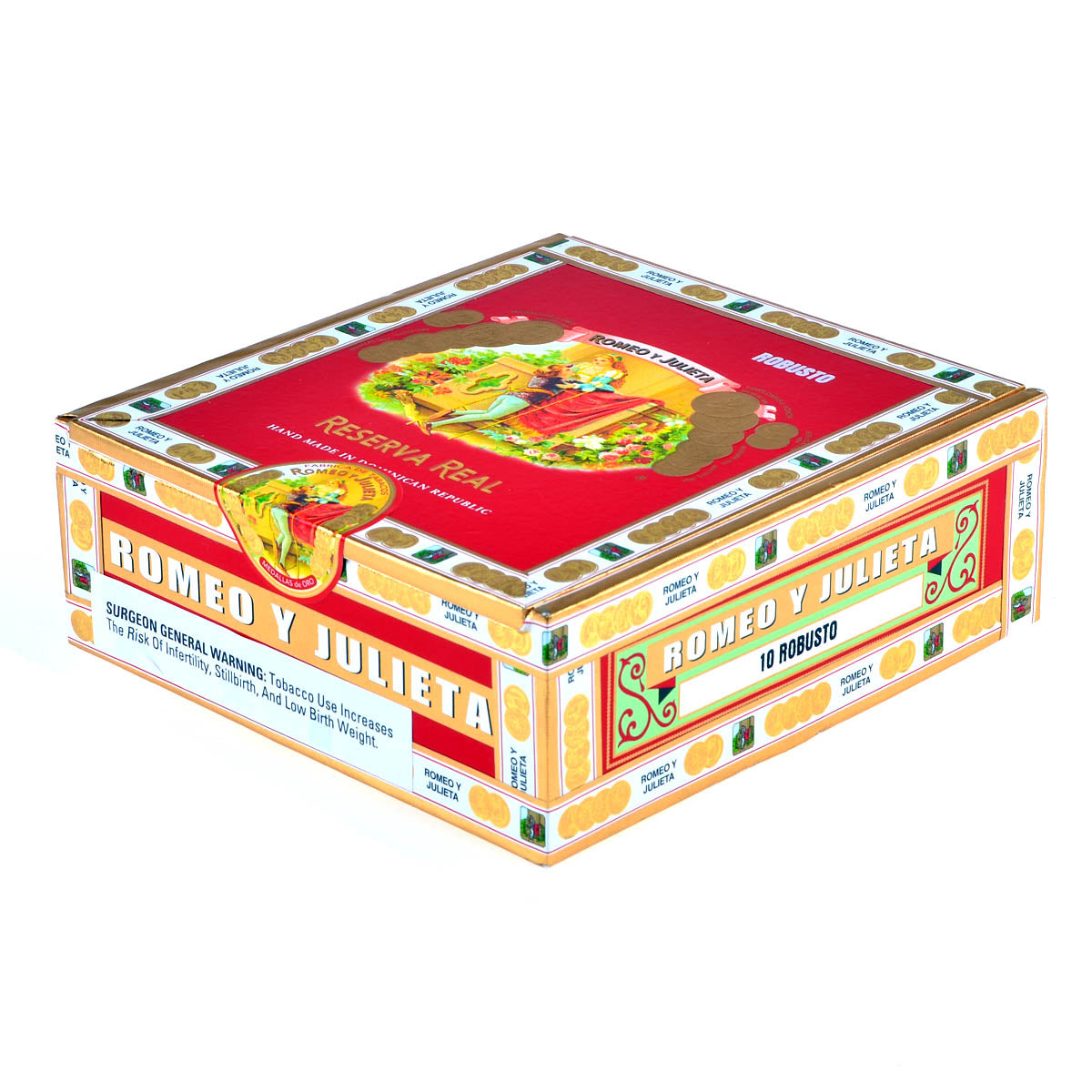 Romeo Y Julieta Reserva Real Robusto Cigars Box of 10 6