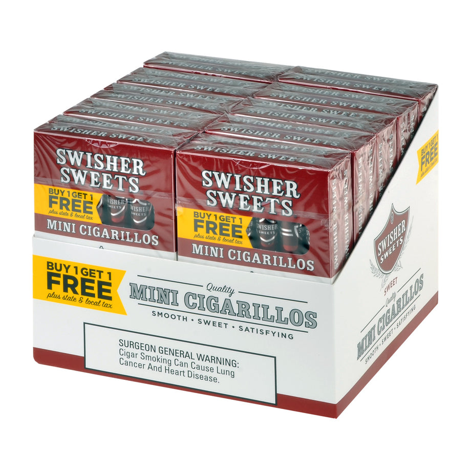 Swisher Sweets Mini Cigarillos Twin 20 Packs of 6 Cigars Sweet – Tobacco  Stock