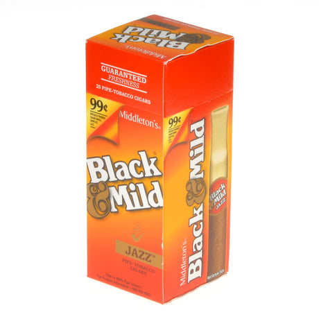 Middleton's Black & Mild Jazz 99 Cents Box of 25 Cigars 1