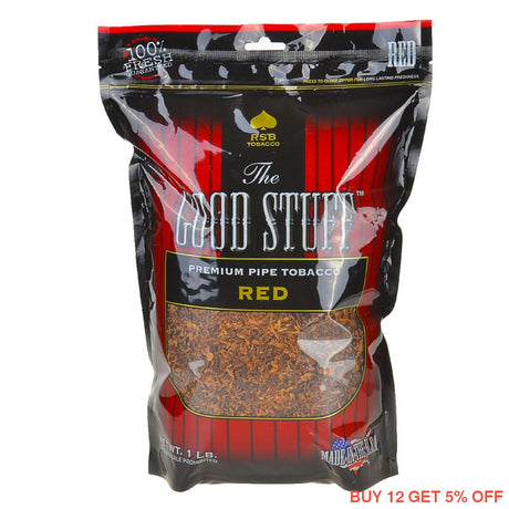 Good Stuff Red Pipe Tobacco 16 oz. Bag 1